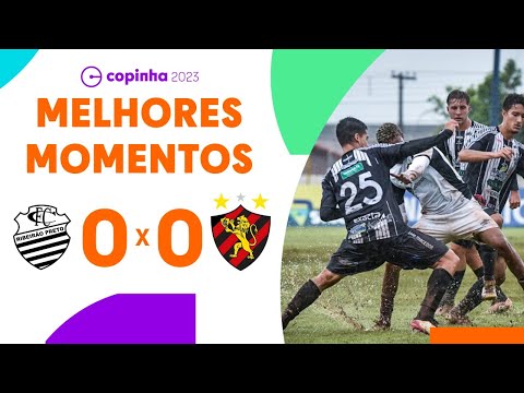 Gols e lances de Comercial-SP x Sport