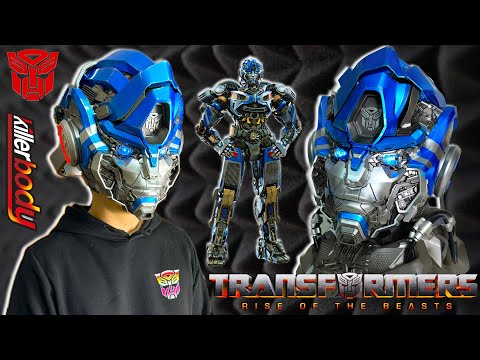 Transformers RISE OF THE BEASTS Electronic MIRAGE Voice Changing WEARABLE Helmet KILLERBODY Review