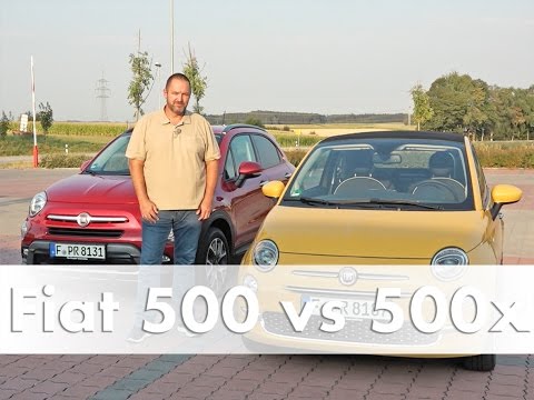 Comparison: Fiat 500 vs. 500x | Car | Test | Driving Report | German