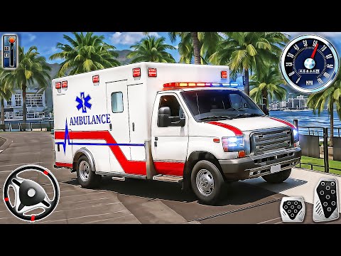 Ambulance Rescue Doctor Game 3D - City Emergency VAN Driving Simulator | Android Gameplay
