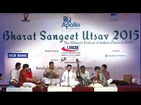 Bharat Sangeet Utsav  2015 | Grand Carnatic Vocal | Vidwan Saketharaman