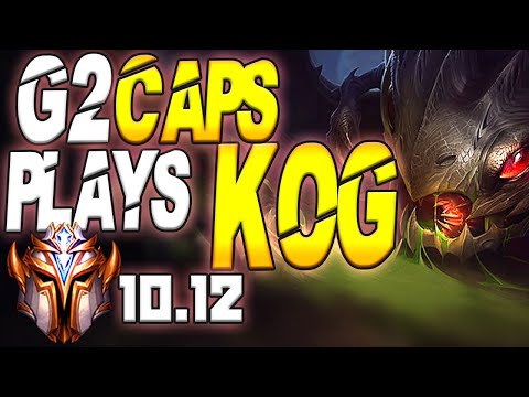 G2 Caps Plays Kog'Maw Mid Lane vs Syndra - 10.12