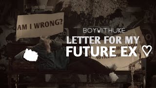 Cover art for Letter for my future EX