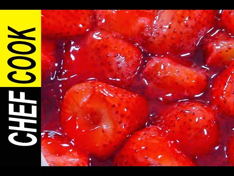 Φυσικό σιρόπι από φράουλα (Πανακότα βανίλια)