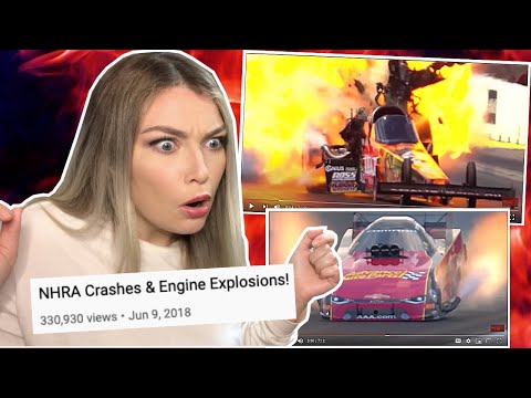 New Zealand Girl Reacts to HOT ROD CRASHES AND ENGINE EXPL0SIONS!!