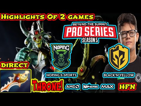 NoPing Esports vs Black N Yellow - Highlights of 2 Games | BTS Pro Series 5: Americas