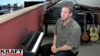 Video thumbnail for Kraft Music - Yamaha P-140 Digital Piano Demo by Kraft Music