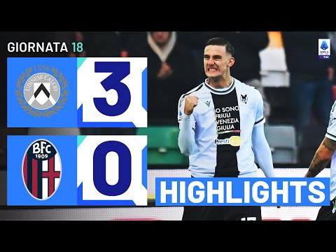 UDINESE-BOLOGNA 3-0 | HIGHLIGHTS | 18ª GIORNATA | SERIE A TIM 2023/24