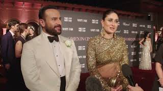 RSIFF 22 Red Carpet interviews with Kareena Kapoor and Saif Ali Khanon opening night