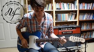 Video thumbnail for NYstrum Guitars Custom "Kestrel" with Bigsby Demo by andy othling