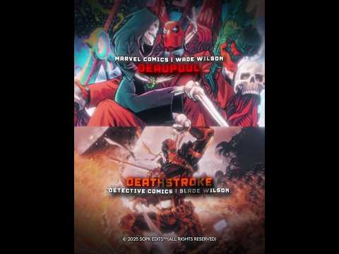 Deadpool vs Deathstroke (both comics) #detectivecomics #marvelcomics #1v1 #short CC : @_Hyper_Editz