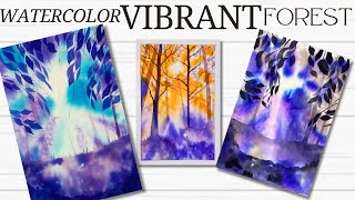 Creating VIBRANT Watercolor Landscapes 🌈
