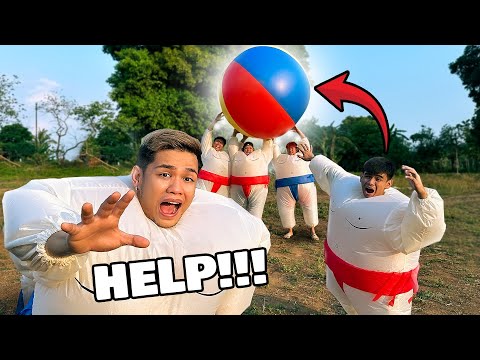 BG Plays GIANT DODGE BALL - LARONG KANTO