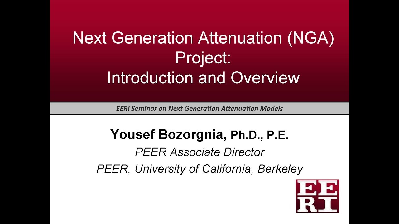 Next Generation Attenuation (NGA) Project: Introduction and Overview