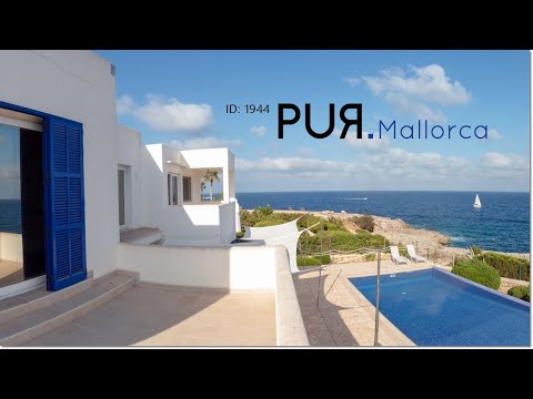 PUR Mallorca : Weiße Villa mit Meerblick und Infinitypool bei Santanyi