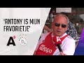 Ajaxfans in Lissabon vol vertrouwen