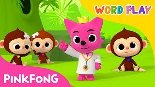 Five Little Monkeys | Word Play | Pinkfong Songs for Children