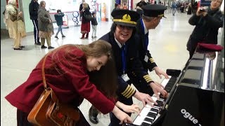 Video thumbnail of "BUNKING OFF SCHOOL TO PLAY PIANO WITH AIRLINE PILOTS"