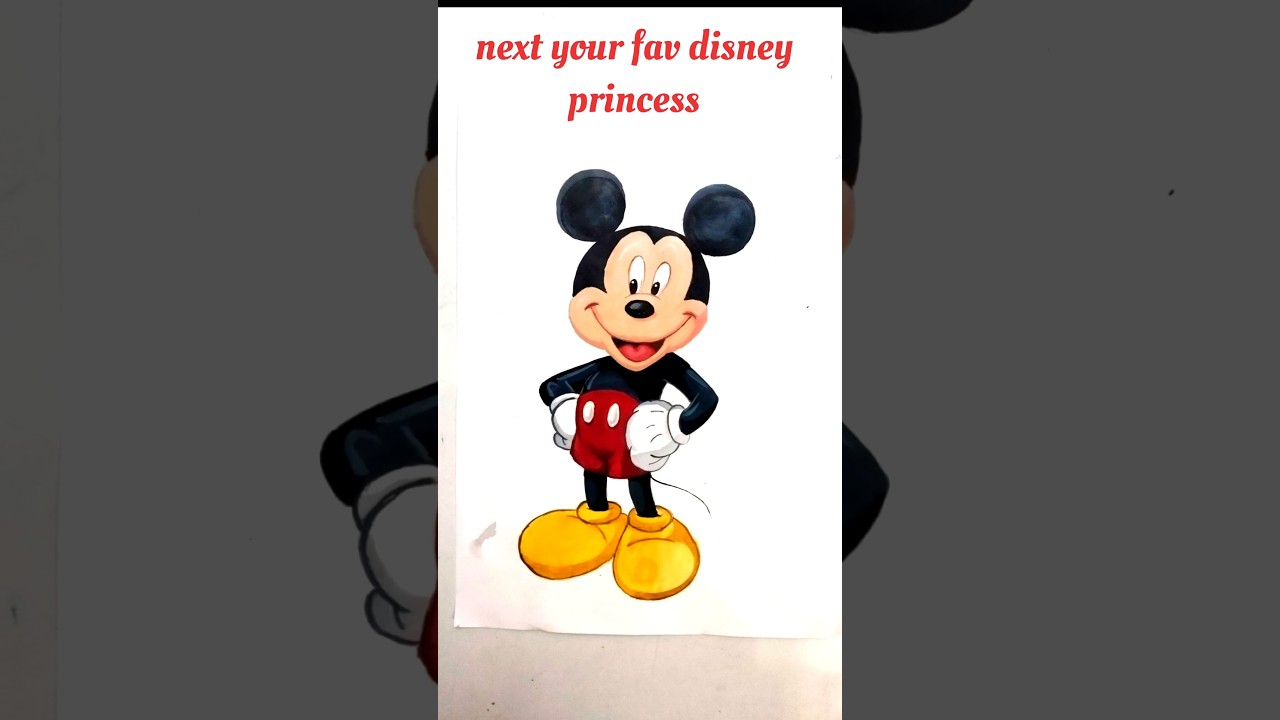 Micky mouse 🤗#viral #art #shorts #trending #painting #artist