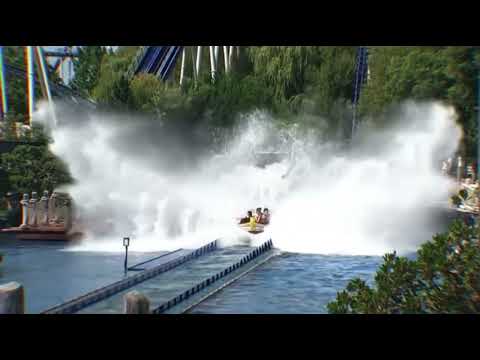VOLL INS GESICHT GESPRITZT auf Wasserachterbahn Poseidon !!! - Freddy goes to EUROPA PARK