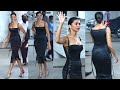 The Bollywood DIVA Deepika Padukone In Black Tight Outfit Arrived Farhan Akhtar Reception Party