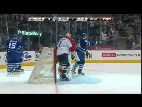 Sam Carrick's First NHL Goal - Panthers at Maple Leafs - 03/26/2015