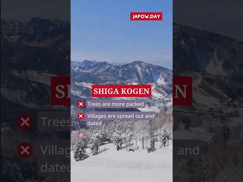 Japan Ski Resort as Niseko Alternatives #5 - Shiga Kogen