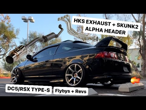 MAKING A HONDA SOUND GOOD - DC5/RSX TYPE-S (Exhaust/Revs/Flybys)