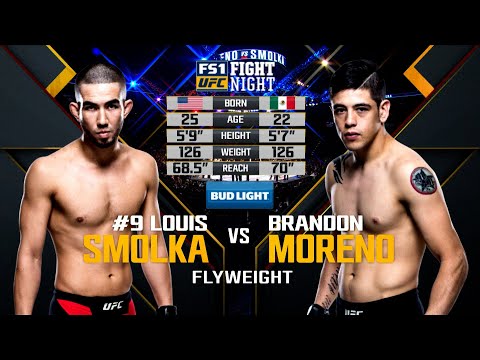 Louis Smolka vs Brandon Moreno full fight