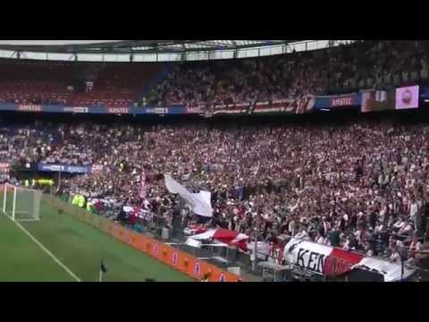 PEC Zwolle - Ajax Bekerfinale 2014 : Sfeerbeelden Ajax