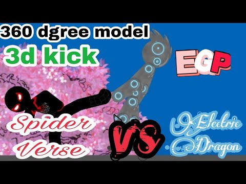 Spider Verse vs Electric Dragon ||Extra Gaming Point || Nighter Animation  || 360 dgree model || Dc2