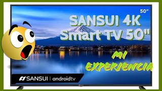 Pantalla LED SANSUI 4K Smart TV 50'' SMX50F3UAD, mi experiencia