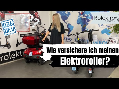 Wie versichere ich meinen Elektroroller? E-Scooter Seniorenmobil Versicherung - Rolektro erklärt