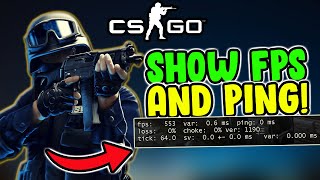 CSGO How To Show FPS And PING | 2021