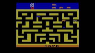 Bank Heist Atari 2600 Gameplay - Action-Packed Driving Game