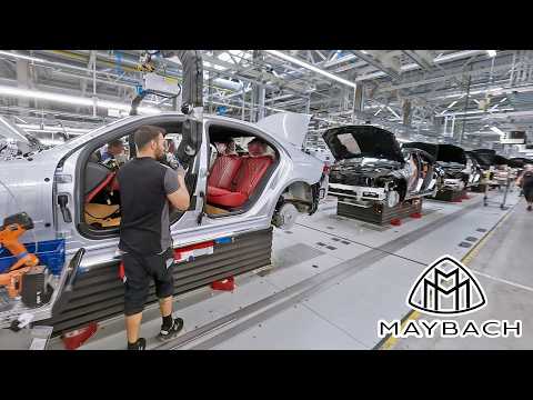 Thumbnail for This is how Mercedes-Benz is made  - Maybach, S-Class Manufaktur - Germany by Maybach, Mercedes-Benz S-Class, Mercedes-Benz, Car, Vehicle, Van, Robot, Mercedes-Benz CLA