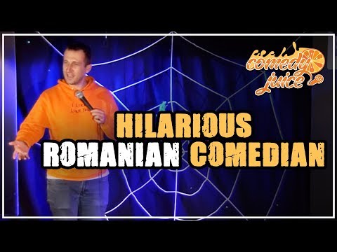 Hilarious Romanian Comedian - Radu Isac - Comedy Juice