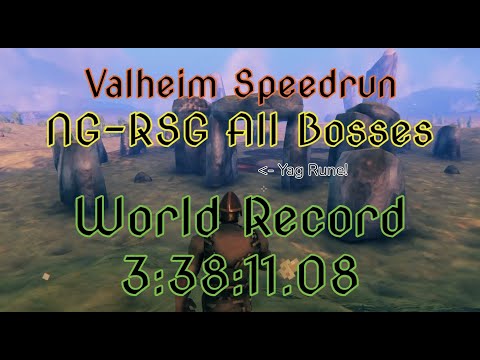[Former WR] Valheim Speedrun | NG RSG All Bosses | 3h38m11s (Scuffed start becomes amazing run!)