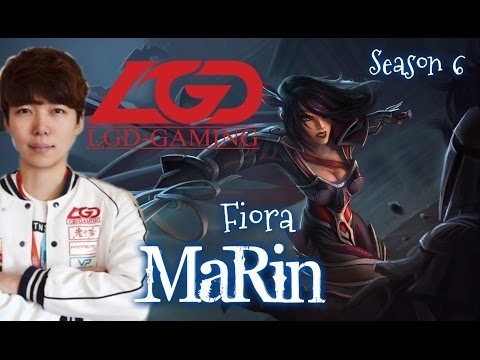 LGD MaRin FIORA Top vs Lulu - Patch 6.1 KR | League of Legends