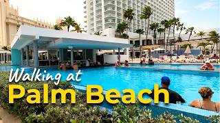 Exploring the ARUBA PALM BEACH walking path