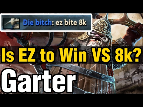 Is EZ to Win VS 8K MMR??? - Garter Plays Pudge - Dota 2