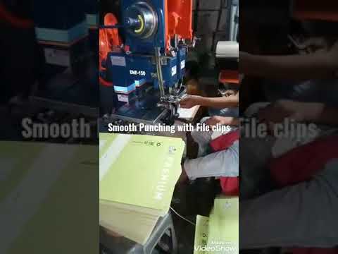 Double Head Eyelet Punching Machine