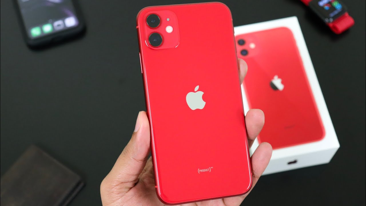 iPhone 11 unboxing and initial review!!(Product RED)