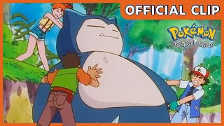 Download the video "Snorlax, WAKE UP! | Pokémon: Indigo League | Official Clip"