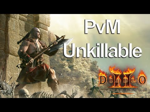 Diablo 2 Resurrected - My WW/Berserk Barb (PvM Unkillable) Gears and Skills Guide Patch 2.6