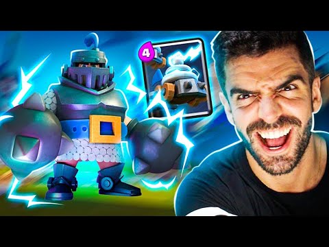 NOVO DECK DE ELETROCUTADORES  COM MEGA CAVALEIRO NO CLASH ROYALE!