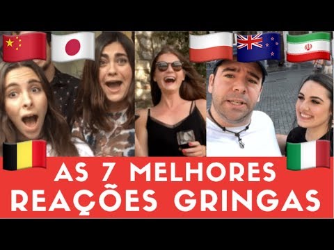 AS 7 MELHORES REAÇÕES GRINGAS (Quando Falo Várias Línguas) Dos Últimos Meses: Gabriel Poliglota
