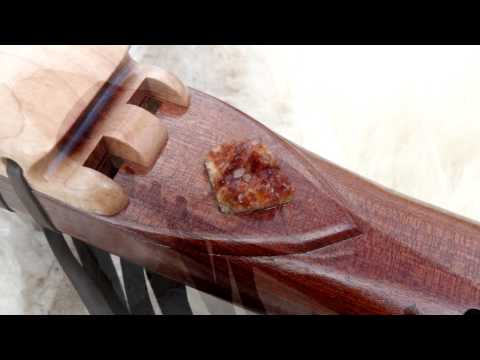 Key of F# Drone of Sapele and Hard Maple accents with Citrine Quartz