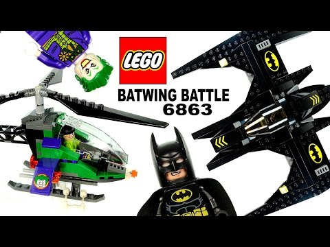 Vidéo LEGO DC Comics 6863 : La Bataille en Batwing au-dessus de Gotham City