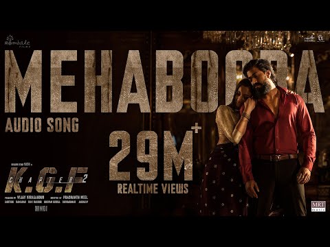 Mehabooba Song (Hindi) | KGF Chapter 2 | Rocking Star Yash | Prashanth Neel | Ravi Basrur | Hombale
